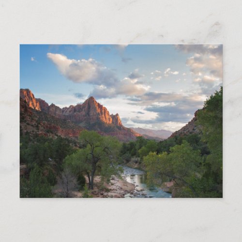 Zion NP _ The Watchman at Zion postcard