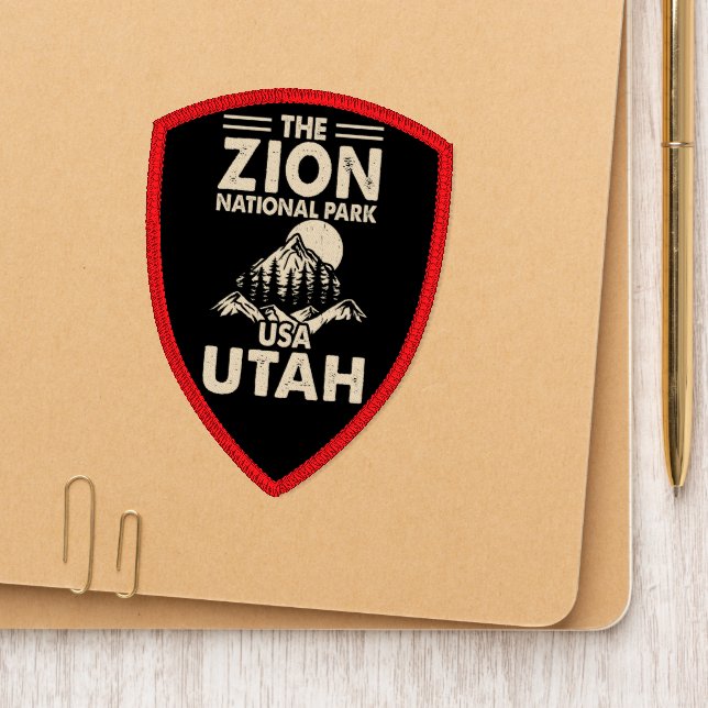 Zion Park Wonders Patch (On Folder)