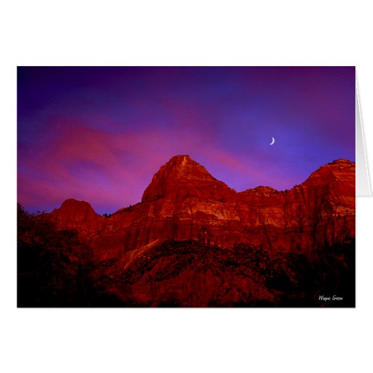 Zion Ridge at Twilight - Zion National Park, Utah (Front Horizontal)