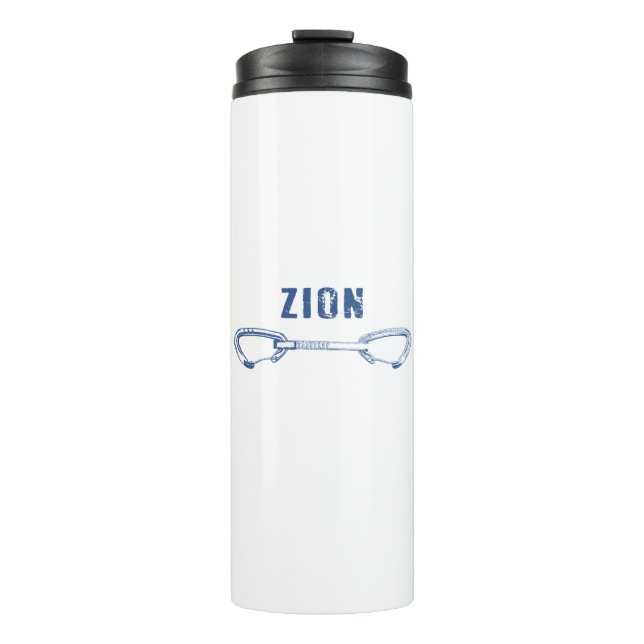 Zion Rock Climbing Quickdraw Thermal Tumbler (Front)