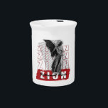 Zion small beverage pitcher<br><div class="desc">Ideal for those who love hiking,  cherish the outdoors,  or dream of exploring the American Southwest,  this design honors the remarkable beauty of Zion.</div>