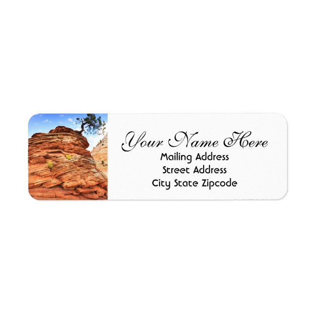 Zion Tree Return Address Label (Front)