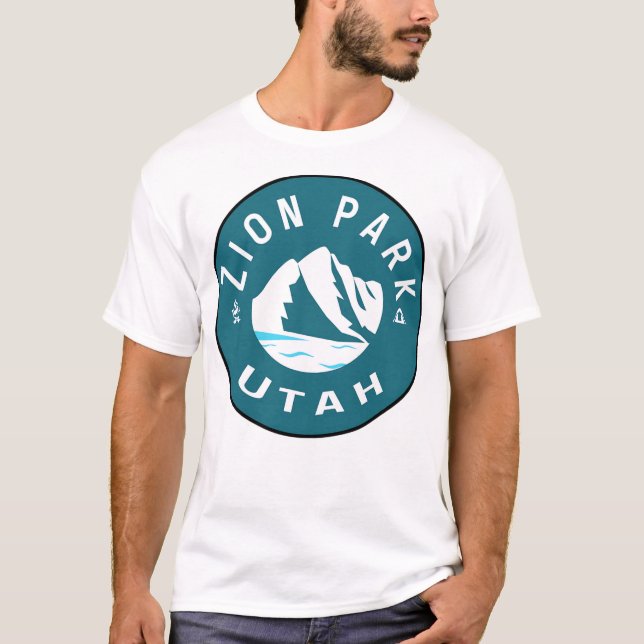 Zion Utah National Park Travel Hiking Camping  T-Shirt (Front)
