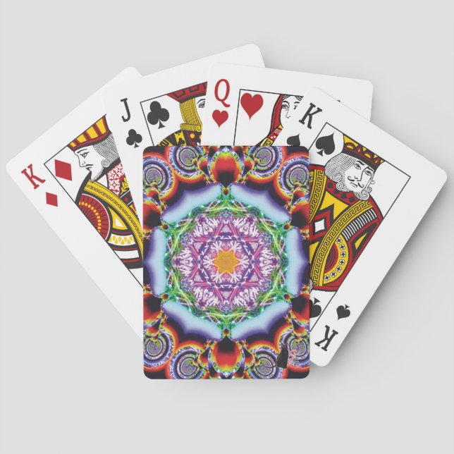 Zionesque Kaleidoscope Poker Cards (Back)