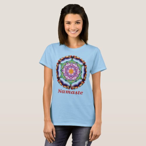Zionesque Namaste Kaleidoscope T_shirt