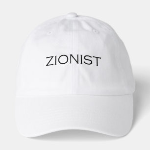 Zionist text design hat