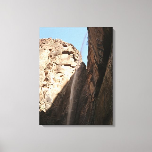 Zion's Weeping Rock at Zion National Park Canvas Print (Front)