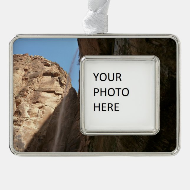 Zion's Weeping Rock at Zion National Park Christmas Ornament (Front)