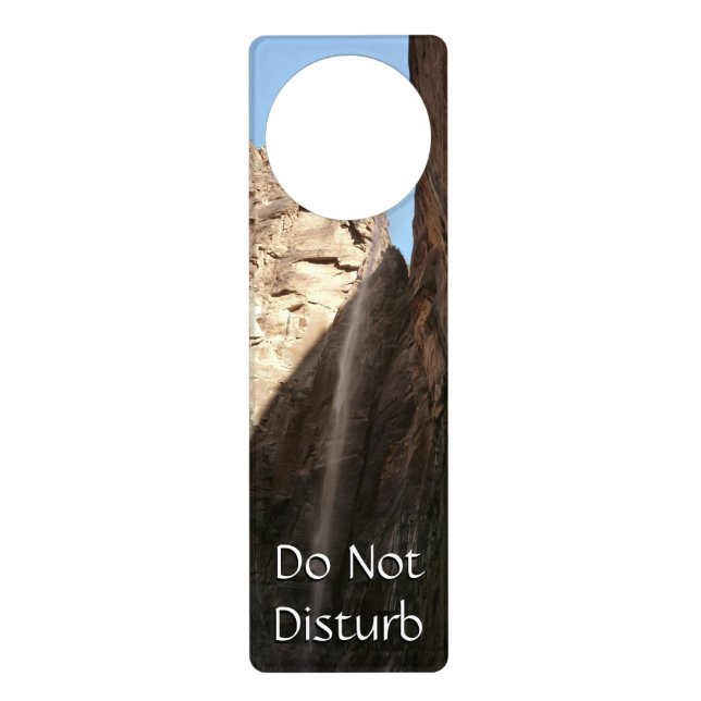 Zion's Weeping Rock at Zion National Park Door Hanger (Front)