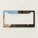 Zion's Weeping Rock at Zion National Park License Plate Frame