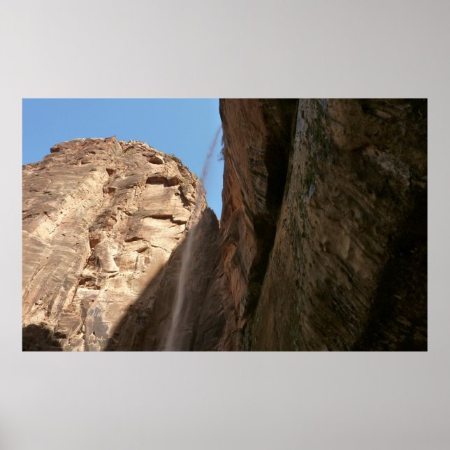 Zion's Weeping Rock at Zion National Park Poster (Front)