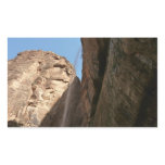 Zion's Weeping Rock at Zion National Park Rectangular Sticker