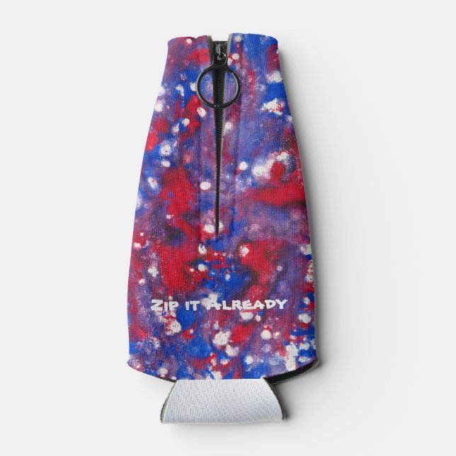 Zip It Already Bottle Cooler (Back)