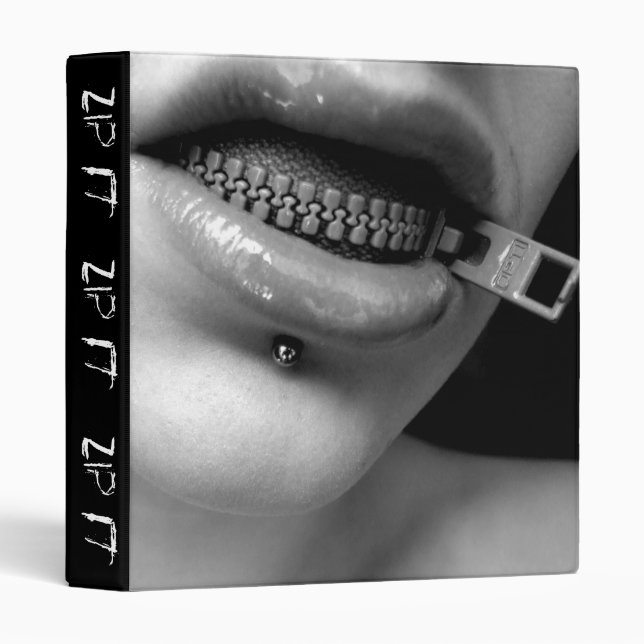 Zip It Binder (Front/Spine)
