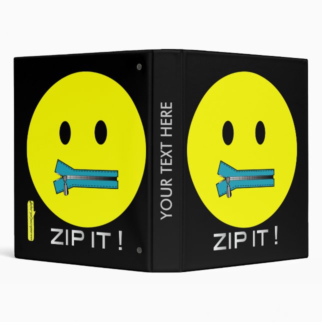 'zip it FACE BINDER (Background)
