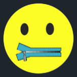'zip it FACE STICKERS<br><div class="desc">HOW FUNNY WOULD IT BE TO GIVE TO AN UNRULY STUDENT?</div>