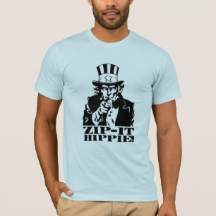 Zip it Hippie! T-Shirt
