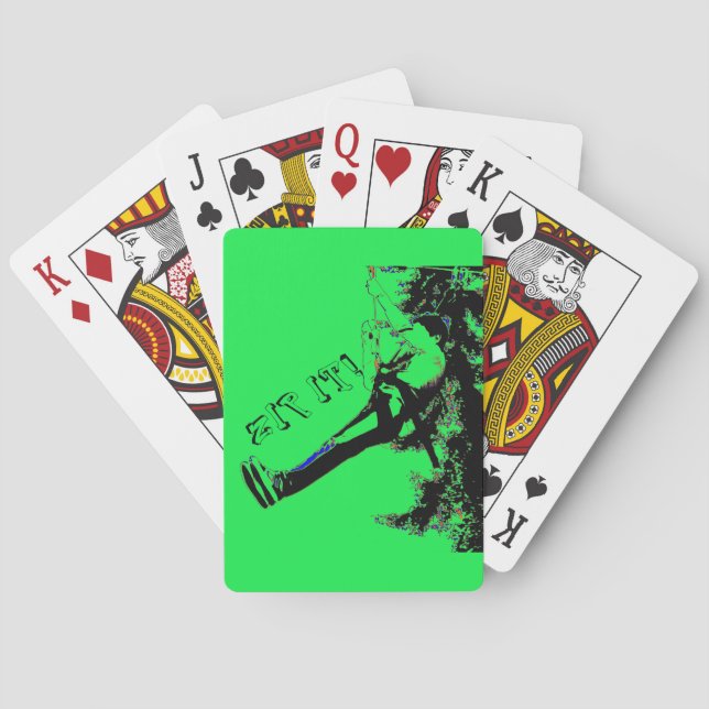  Zip IT! - Zipline Rider Poker Cards (Back)