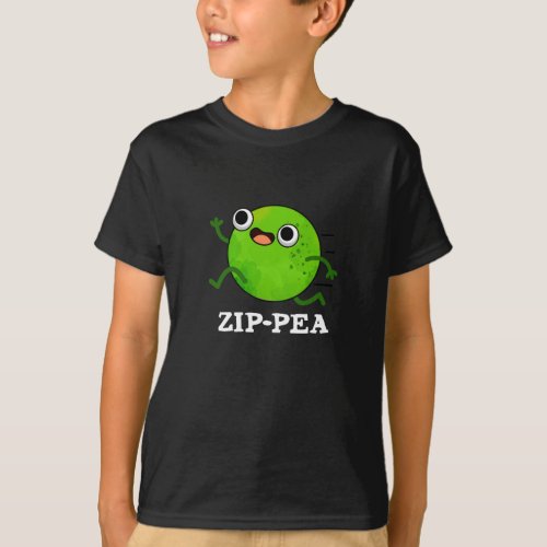 Zip_pea Funny Zippy Pea Pun Dark T_Shirt