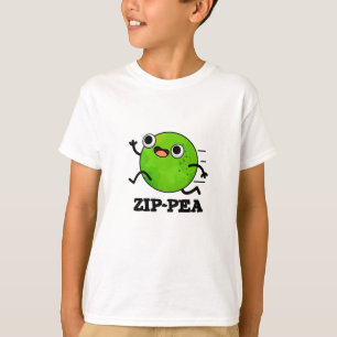 Zip-pea Funny Zippy Pea Pun  T-Shirt