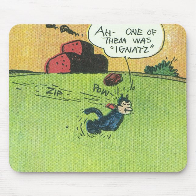 "Zip! Pow!" Mousepad (Front)