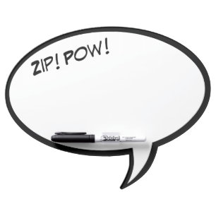 Zip Pow Word Balloon Dry Erase Board
