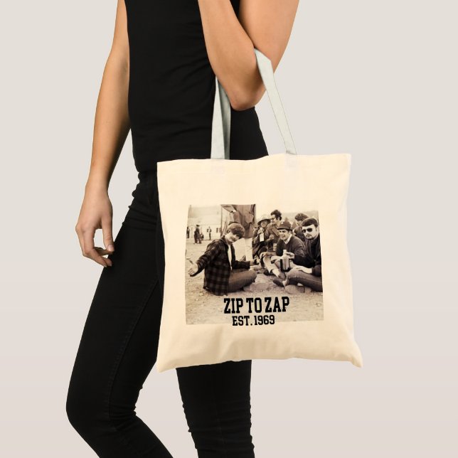 Zip to Zap 50th Anniversary Tote Bag (Front (Product))