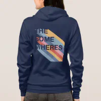 Zip Up Hoodie with Logo on Back | Zazzle