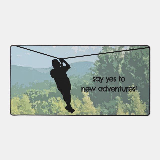 Zipline Adventure Desk Mat (Front)