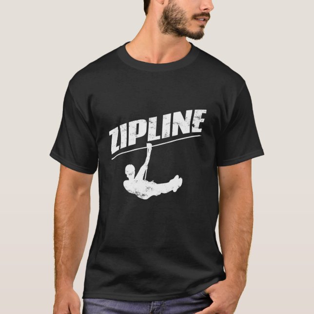 Zipline Extreme Zipline T-Shirt (Front)