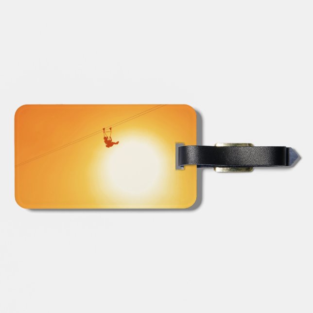 zipline luggage tag (Back Horizontal)