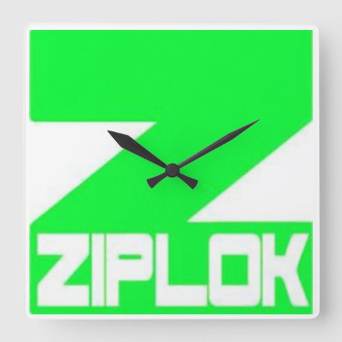 Ziplok _ Neon Green _ Clock Square