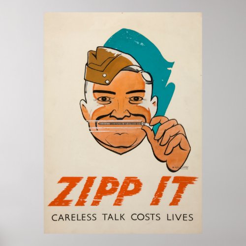 Zipp it poster