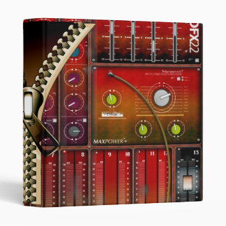 Zipper 3 Ring Binder