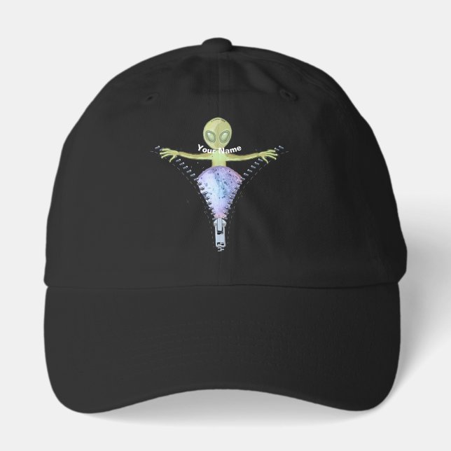 Zipper Alien  Hat (Front)