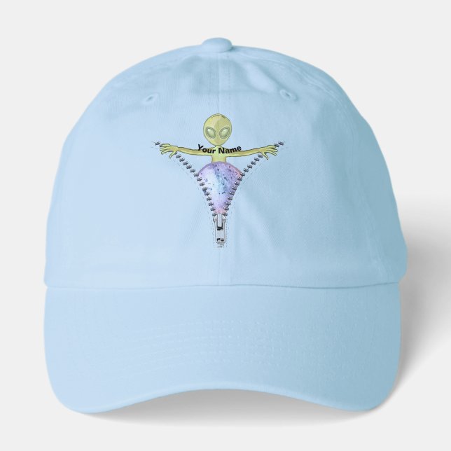 Zipper Alien  Hat (Front)