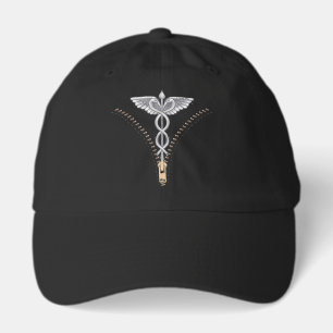 Zipper Caduceus Hat
