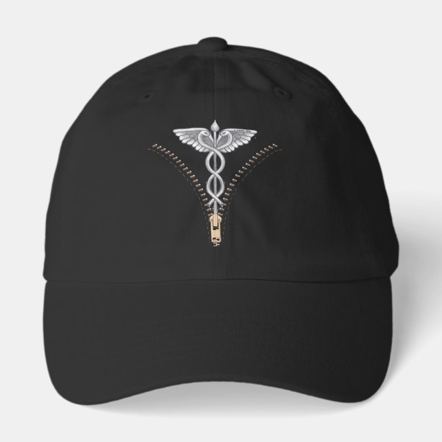 Zipper Caduceus Hat (Front)