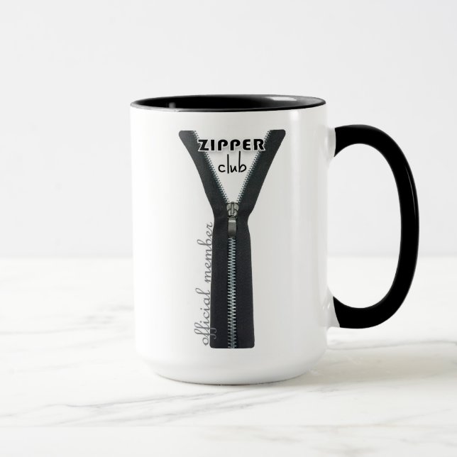 zipper club heart surgery coffee mug (Right)
