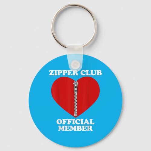 Zipper Club Heart Surgery Recovery Open Heart Bypa Keychain