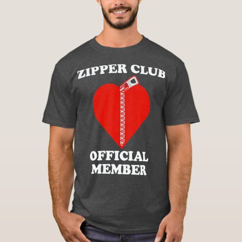 Zipper Club Heart Surgery s For Men Women  T_Shirt