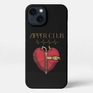 ZIPPER CLUB, heart transplant, open heart surgery iPhone 13 Case