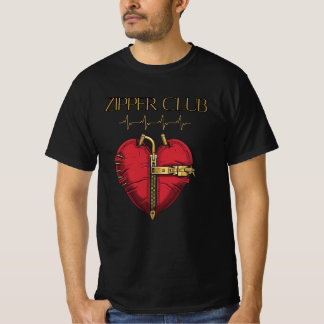 ZIPPER CLUB, heart transplant, open heart surgery T-Shirt