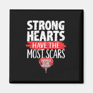 Zipper Club Member Open Heart Surgery Survivor Magnet