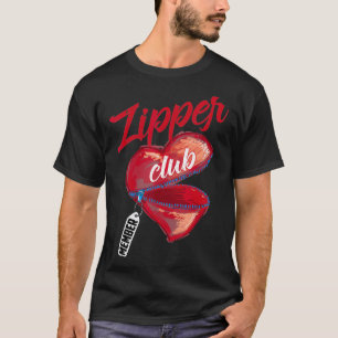 Zipper Club Member Shirt  Cool Congenital Heart De