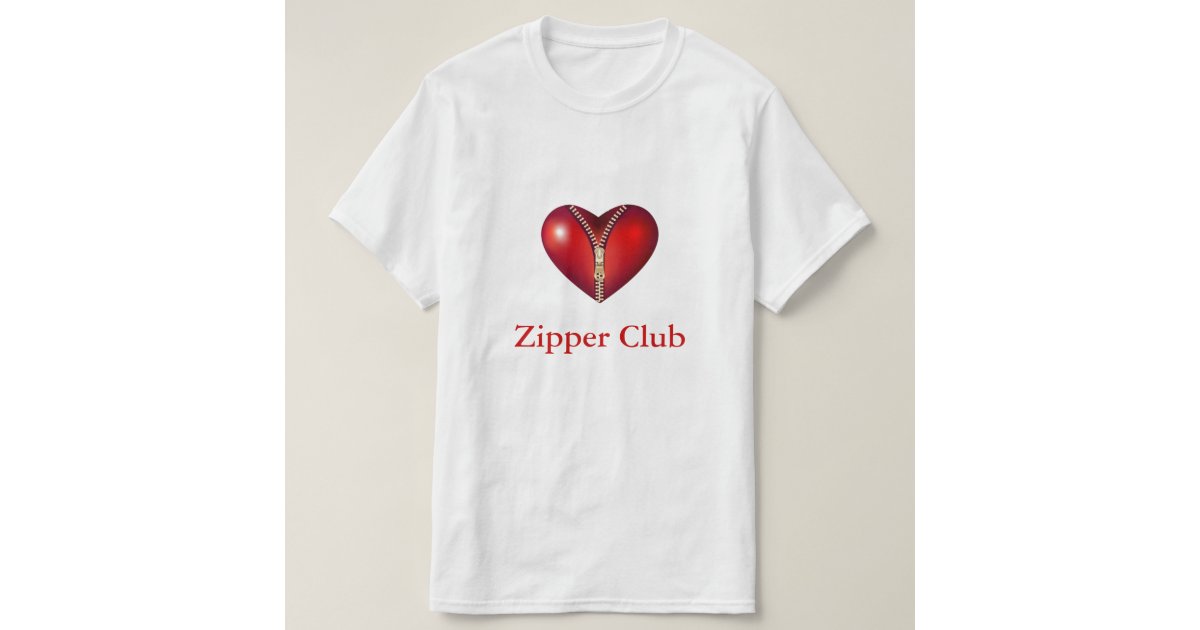 zipper club t shirt