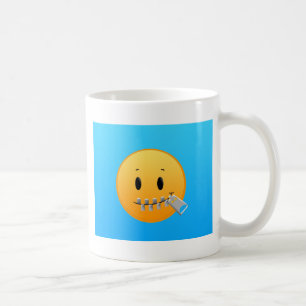 Zipper Emoji Coffee Mug