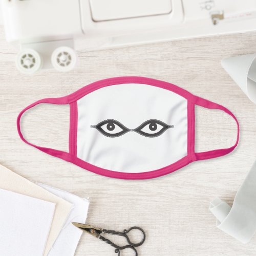 Zipper Eyes Face Mask