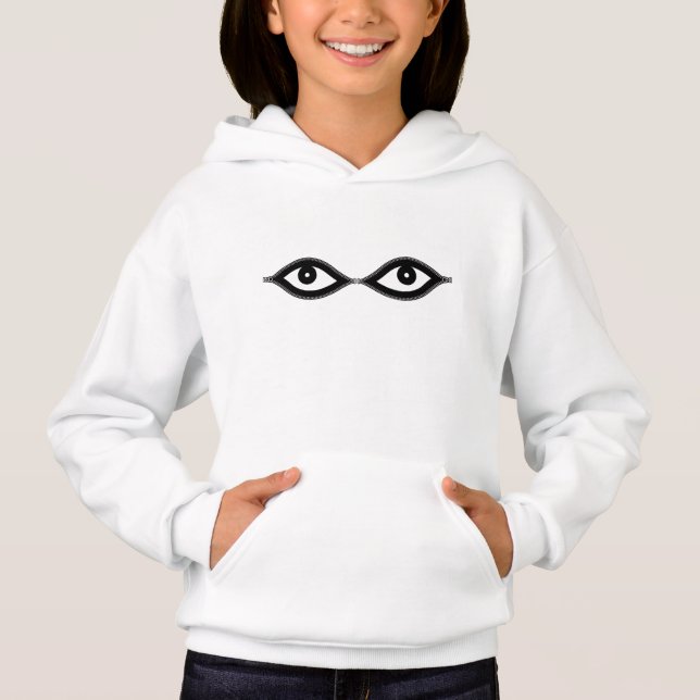 Zipper Eyes Hoodie (Front)