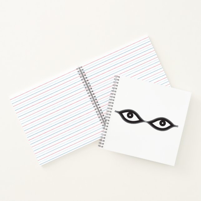 Zipper Eyes Notebook (Inside)
